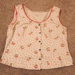 🎀 VINTAGE Cherry Blossom Tank Top
